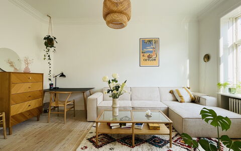 Østerbro - 2 Br - 4 People - Close To Metro: Living Room