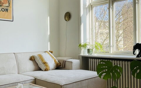 Østerbro - 2 Br - 4 People - Close To Metro: Living Room