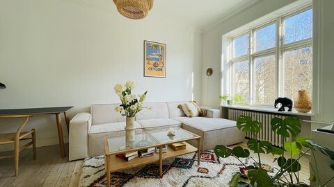 Østerbro - 2 Br - 4 People - Close To Metro: Living Room