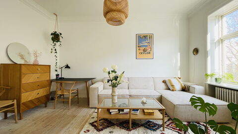 Østerbro - 2 Br - 4 People - Close To Metro: Living Room