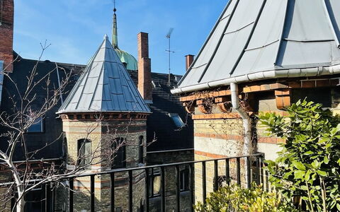 Vester Voldgade - Elegant 1 Bedroom Near Strøget: Balcony / Terrace / Patio, Scenic View