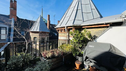 Vester Voldgade - Elegant 1 Bedroom Near Strøget: Balcony / Terrace / Patio, Scenic View