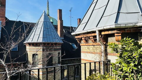 Vester Voldgade - Elegant 1 Bedroom Near Strøget: Balcony / Terrace / Patio, Scenic View