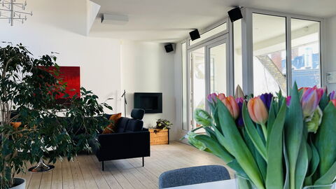 Vester Voldgade - Elegant 1 Bedroom Near Strøget: Living Room