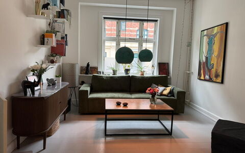 Østerbro - 2 Bathrooms - 3 Br - 5 People: Living Room