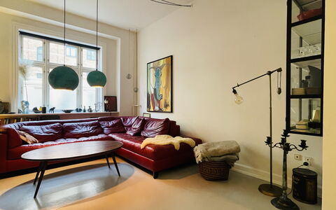 Østerbro - 2 Bathrooms - 3 Br - 5 People: Living Room