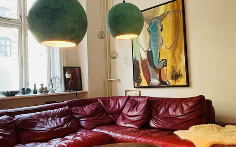 Østerbro - 2 Bathrooms - 3 Br - 5 People: Living Room