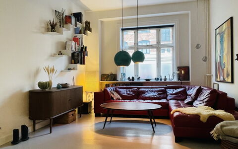 Østerbro - 2 Bathrooms - 3 Br - 5 People: Living Room