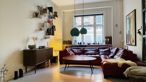 Østerbro - 2 Bathrooms - 3 Br - 5 People: Living Room