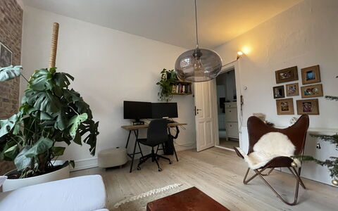Amager - Close To Metro - 2 People -1 Br: Living Room
