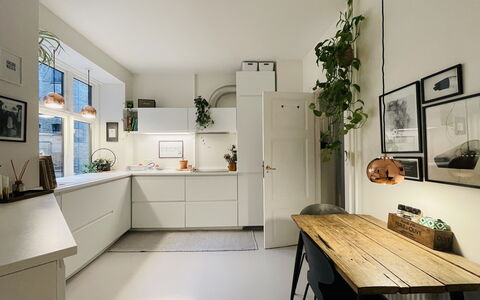 Amager - Close To Metro - 2 People -1 Br: Kitchen