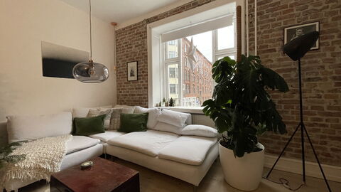 Amager - Close To Metro - 2 People -1 Br: Living Room