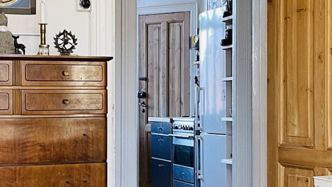 Nørrebro - 2 People - 1 Br - Close To Metro: Bedroom, Kitchen