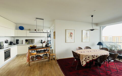 Sydhavnen - Best View - 1 Br - 2 People: Dining Room, Kitchen, Living Room