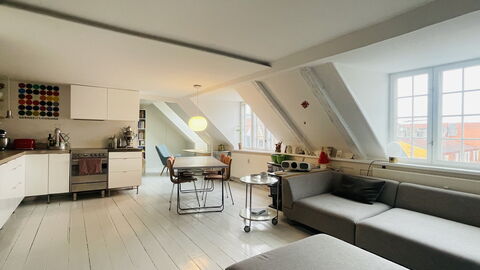 Christianshavn - 2 Br- 4 People - Stylish: Dining Room, Kitchen, Living Room
