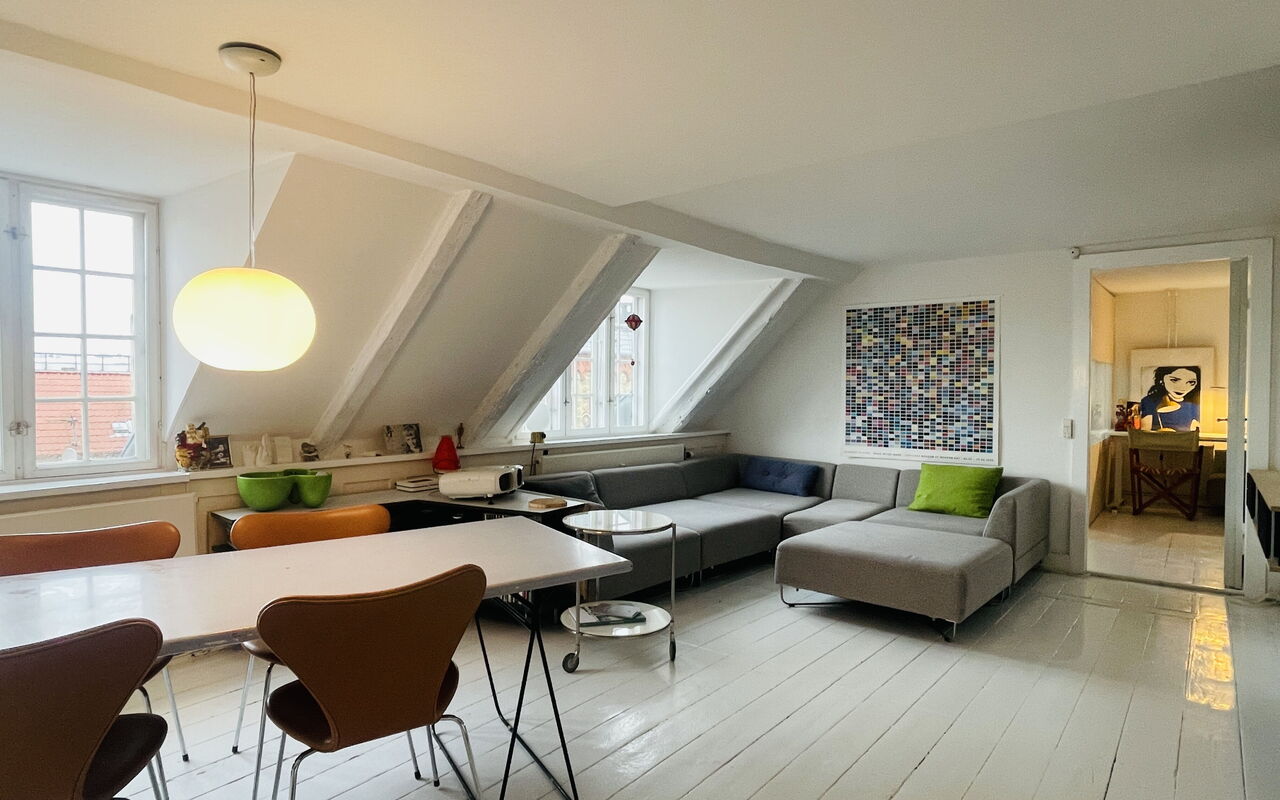 Christianshavn - 2 Br- 4 People - Stylish: Dining Room, Living Room