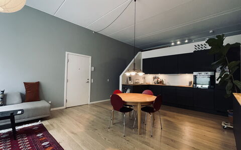 Carlsbergbyen - Vesterbro - 2 Br - 3 People: Dining Room, Kitchen, Living Room