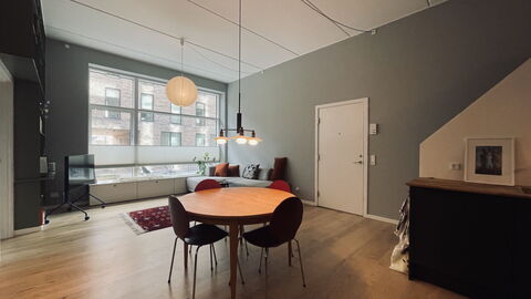 Carlsbergbyen - Vesterbro - 2 Br - 3 People: Dining Room, Kitchen, Living Room