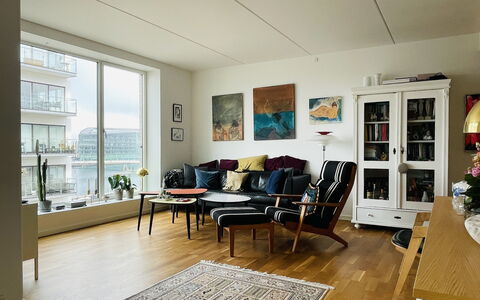 Islands Brygge - 4 People - 2 Br - Nice View: Living Room