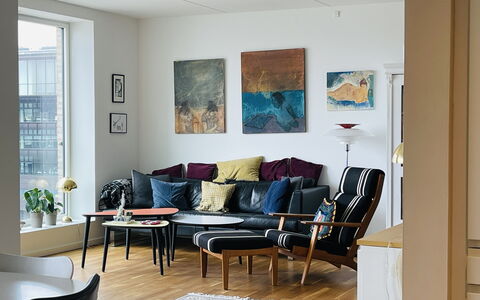 Islands Brygge - 4 People - 2 Br - Nice View: Living Room