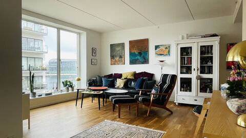 Islands Brygge - 4 People - 2 Br - Nice View: Living Room