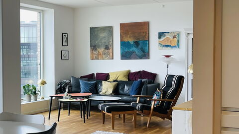 Islands Brygge - 4 People - 2 Br - Nice View: Living Room