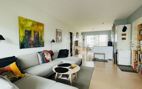 Islands Brygge - 2 Br - 3 People - Close To Water: Dining Room, Kitchen, Living Room