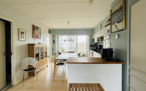 Islands Brygge - 2 Br - 3 People - Close To Water: Dining Room, Kitchen, Living Room