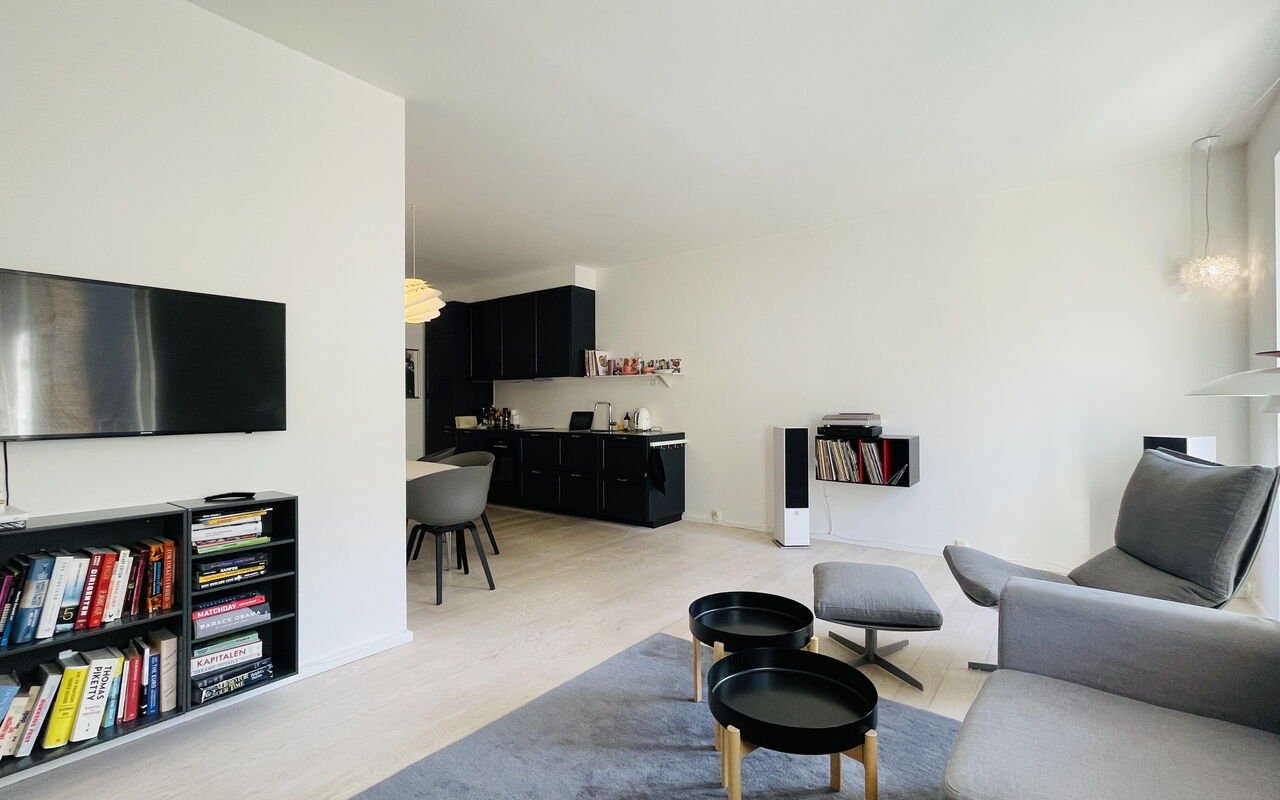 Frederiksberg - 3 Br - 5 People - Metro - Parking: Living Room