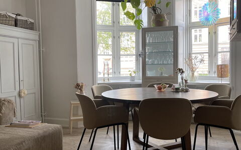 Amager - Close To Metro - 1 Br - 2 People: Dining Room, Living Room