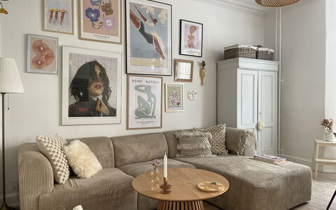 Amager - Close To Metro - 1 Br - 2 People: Dining Room, Living Room