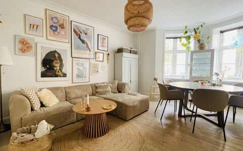 Amager - Close To Metro - 1 Br - 2 People: Dining Room, Living Room