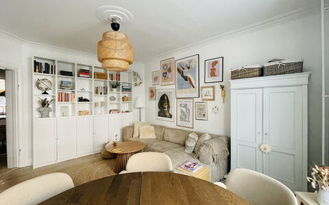 Amager - Close To Metro - 1 Br - 2 People: Dining Room, Living Room