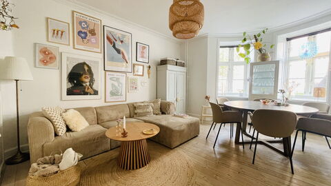 Amager - Close To Metro - 1 Br - 2 People: Dining Room, Living Room