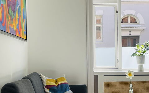 Østerbro - 2 Br - 3 People - Close Metro: Living Room