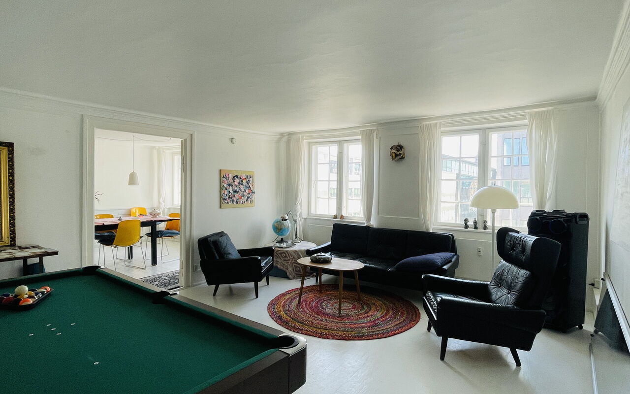 Christianshavn - Loft - 2 Br - People - Center: Living Room