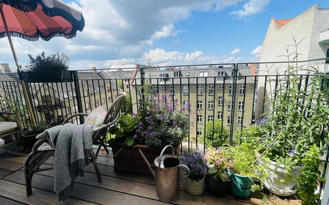 Frederiksberg - 2 Br - 5 People - Close To Tivoli: Balcony / Terrace / Patio