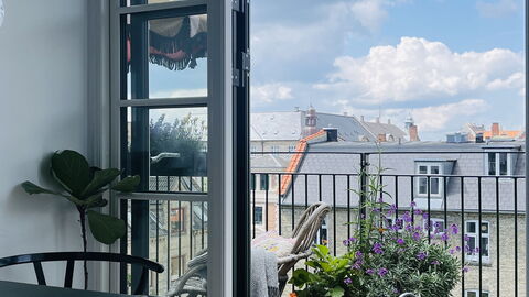 Frederiksberg - 2 Br - 5 People - Close To Tivoli: Balcony / Terrace / Patio
