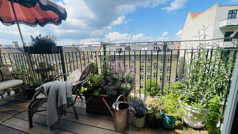 Frederiksberg - 2 Br - 5 People - Close To Tivoli: Balcony / Terrace / Patio