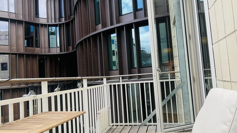 Close to Tivoli Garden -3 Br - 6 People -City Center: Balcony / Terrace / Patio