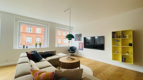 Close to Tivoli Garden -3 Br - 6 People -City Center: Living Room