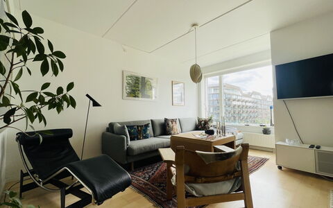 Islands Brygge - 2 Br -close To Water -4 People: Living Room