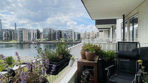 Islands Brygge - 2 Br -close To Water -4 People: Balcony / Terrace / Patio, Scenic View