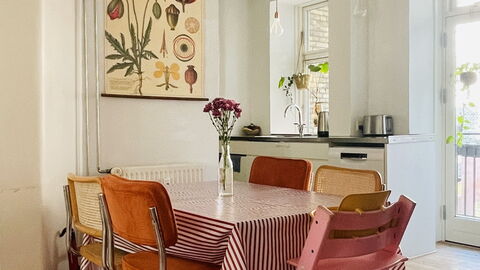 Close To Tivoli - 4 People - 2 Br: Dining Room, Kitchen, Living Room