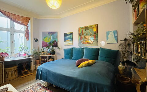 Østerbro - Good Karma - Close Metro 3 People: Bedroom