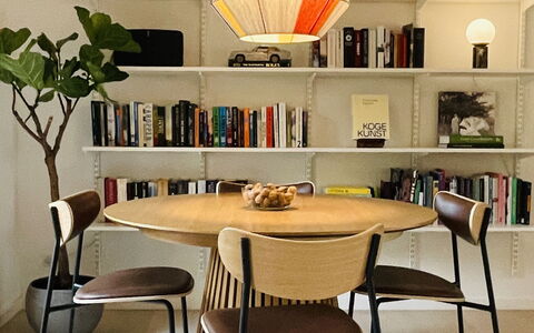 Townhouse- Nørrebro - 2 Levels - 4 People: Dining Room, Kitchen, Living Room