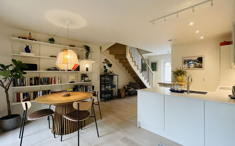 Townhouse- Nørrebro - 2 Levels - 4 People: Dining Room, Kitchen, Living Room