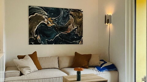 Townhouse- Nørrebro - 2 Levels - 4 People: Dining Room, Kitchen, Living Room