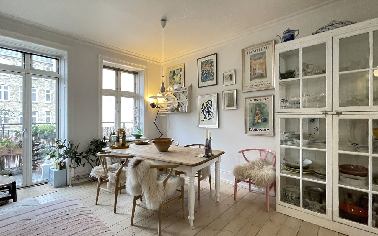 Vesterbro - 1 Br - 2people-close To Enghave Metro: Dining Room