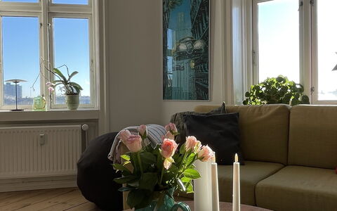 Østerbro - 1 Br - 2 People - Close To Metro: Living Room